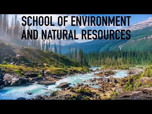 College Overview: School of Environment and Natural Resources