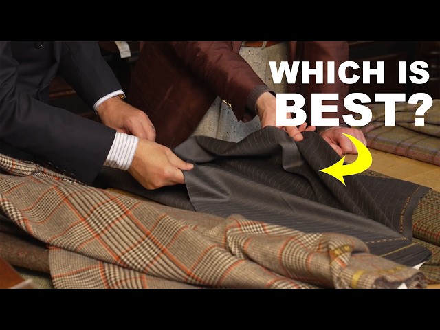 British Tailor Explains 7 Key Fabrics: RTW, MTM & Bespoke