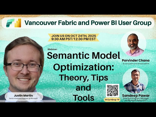 Power BI Semantic Model Optimization: Theory, Tips and Tools by Justin Martin - VFPUG
