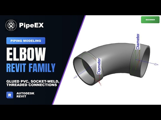 Revit MEP Tutorial: Create a Parametric Elbow for socket connection (Beginner-Friendly!)