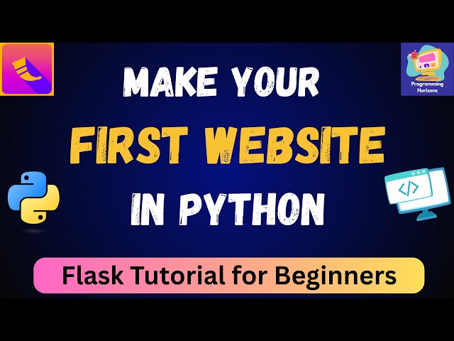 Flask Tutorial for Beginners | Build Your First Website with Python Flask in 10 Minutes