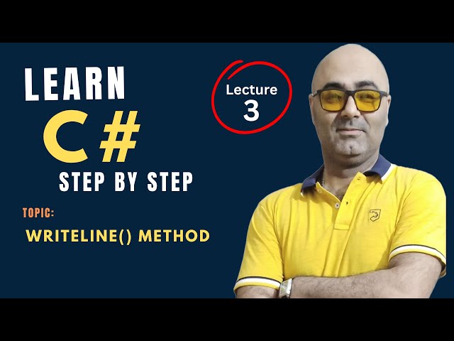 C# WriteLine method – Beginner Friendly Tutorial –  Csharp programming 2026