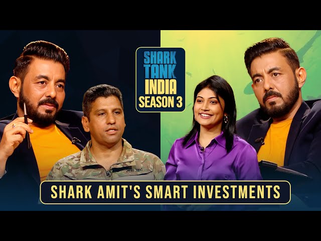 Shark Amit ने अपने Generous Offers से किया Pitchers को Motivate | Shark Tank India S3 | Compilation