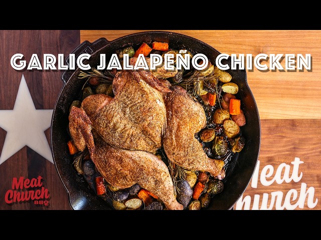 Garlic Jalapeño BLANCO Chicken | Crispy Skin, Juicy Meat, Big Flavor
