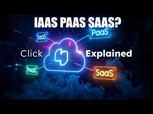 Cloud Computing Explained — IaaS vs PaaS vs SaaS In 8 Minutes