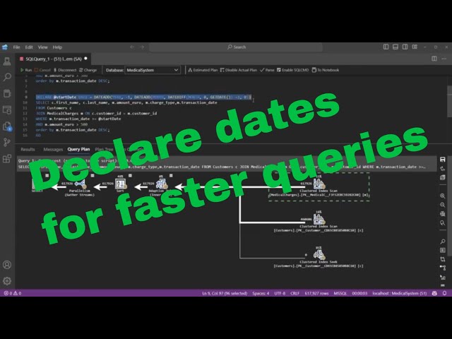SQL Performance Declaring Dates