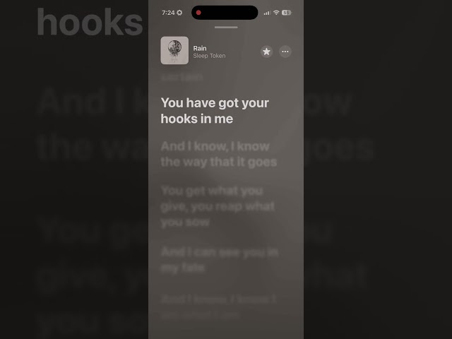 Rain | Sleep Token | Apple Music Lyrics | In Sync