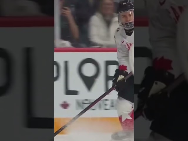 Bedard is pretty good at Hockey ! 6 more points against Austria including those 2 beauties. #shorts