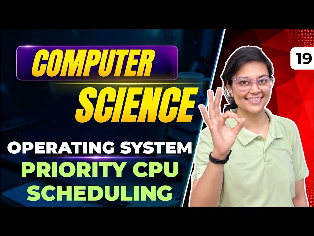 Operating System | Priority CPU Scheduling | UGC NET Computer Science by Aditi Mam | Bits & Bytes