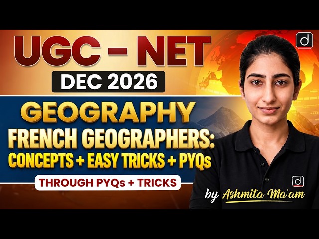 UGC-NET Dec 2026 | Geography | Complete Preparation | Drishti UGC-NET JRF