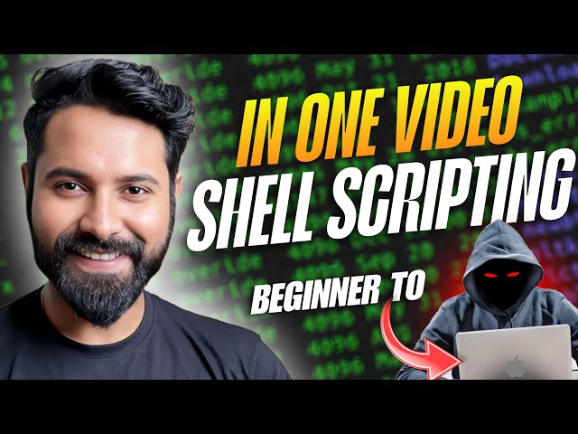 Shell Scripting in One Shot | 3 Live Projects For DevOps (Hindi)