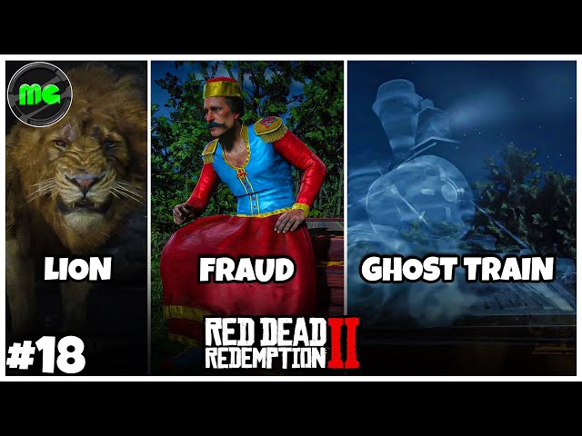 Lion, Fraudster, Ghost Train & More!! Red Dead Redemption RDR 2 | Epi 18 | Manguni Gamer