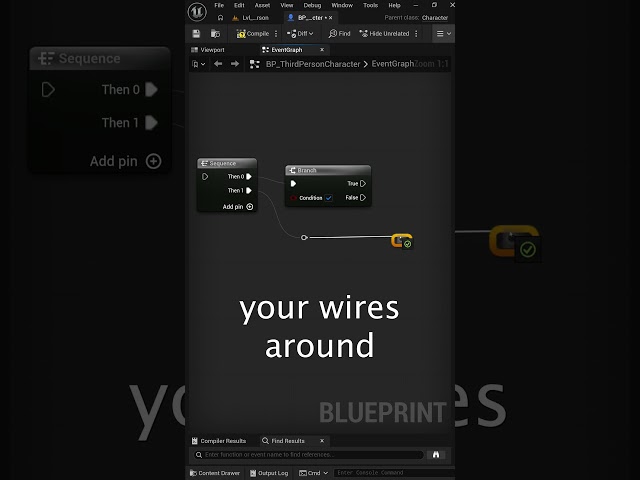 UE5 Blueprint Graph Shortcuts #ue5 #gamedevelopment #blueprints #ue5tutorial