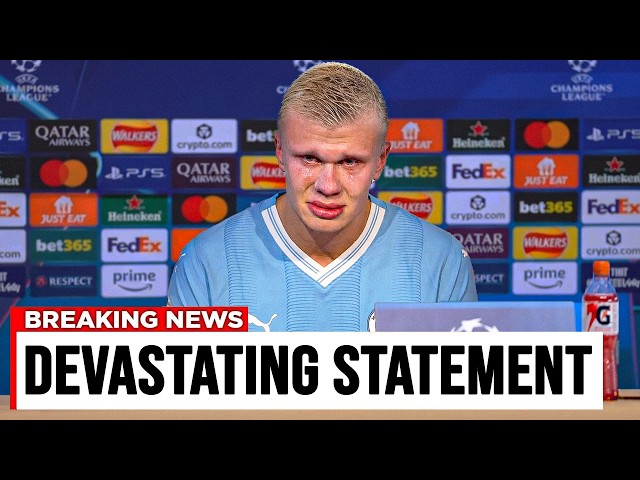 Erling Haaland Makes A Shocking Announcement After Man City Is Found Guilty