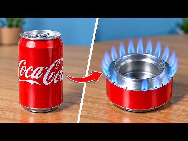 How to Make a Simple Alcohol Stove from a Coca-Cola Can 🔥 | DIY