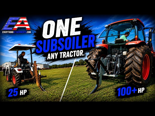 The ULTIMATE 3 Point Tractor Subsoiler  Built with Hardox 450