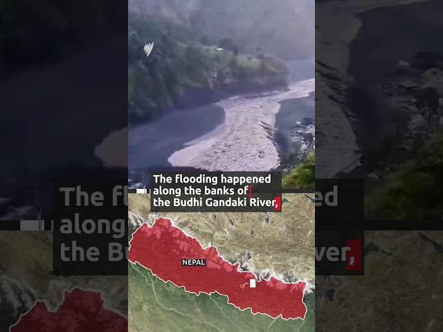 Nepal flash flood wipes out houses and bridges in Gorkha region