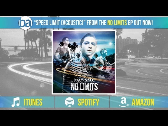 Boyce Avenue - Speed Limit (Acoustic)(Original Song) on Spotify & Apple