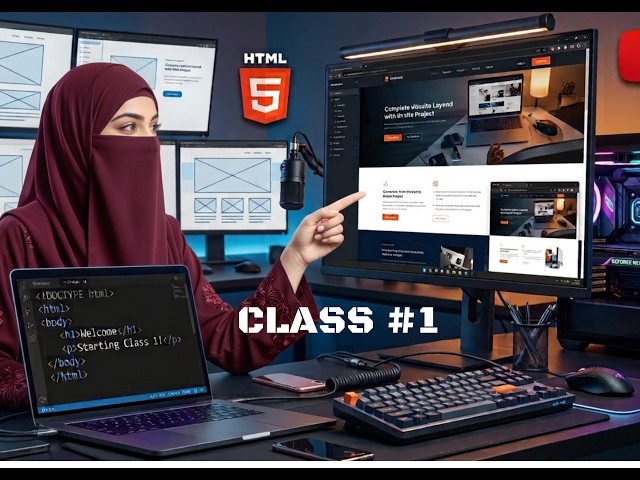 HTML Class 1: Learn HTML & Web Development for Beginners (2026)#Class9ComputerScience