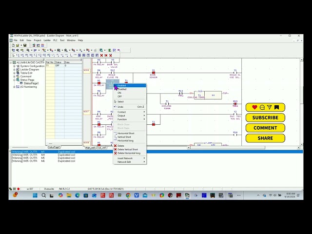 FATEK PLC WINPROLADDER [ ALUMINUM DIE CASTING MACHINE PART-2] PROGRAM