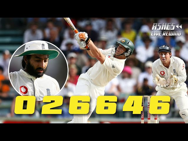 Full over: Gilchrist brutally takes down Panesar in Perth