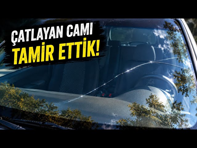Çatlayan Ön Camı Tamir Ettik! 🚗🔧 | Sonuç Beklediğimden Daha İyi Oldu