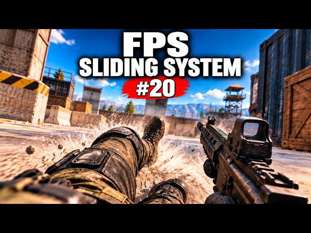 Master Unity 6 FPS Sliding Like a Pro Developer | Unity FPS Controller #20