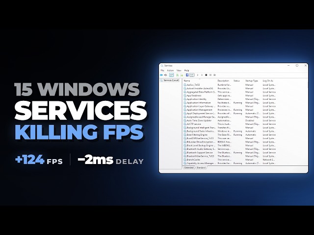 15 Windows Services KILLING Your Performance (FPS Boost & ZERO Delay)