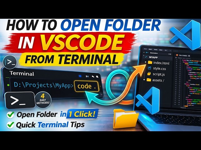 How to Open a Folder in VS Code from Terminal (4 Easy Ways!)