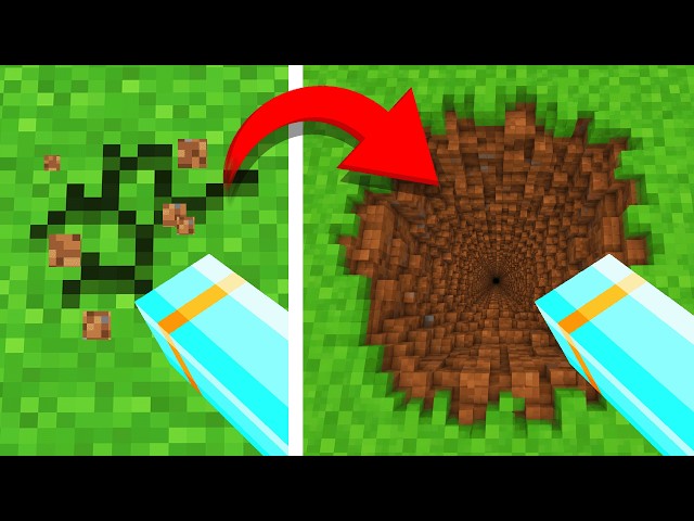 Minecraft but Mining gets Bigger
