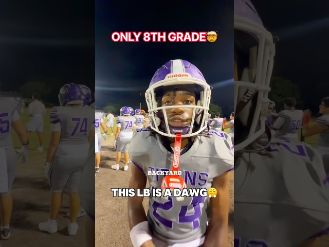 This 8th grader is a DAWG‼️🤯🔥 #footballshorts #footballplayer #footballskills #footballedits