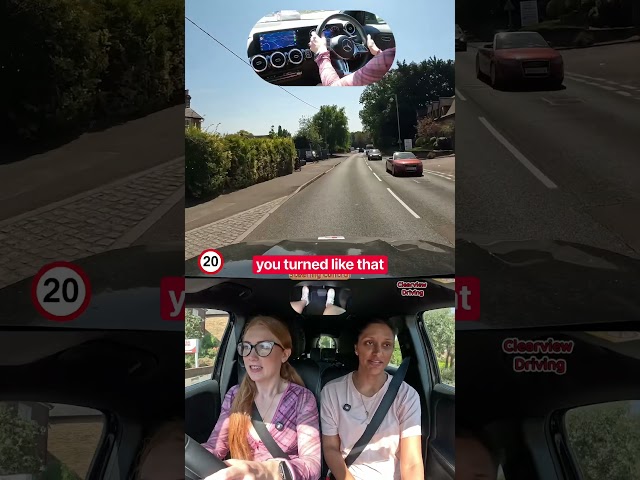 Give the back tyres MORE SPACE #driving #car #pov #london #tyre #learn #teacher