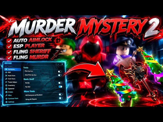 [🥶] MURDERER MYSTERY 2 SCRIPT | AIMLOCKV2  | KEYLESS | UNDETECTED | WORKING