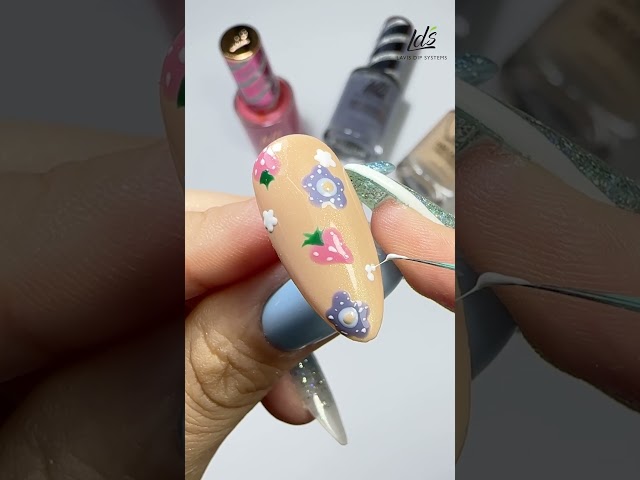 Fall 2023 Flower Blossom Nail Art Tutorial - LDS Gel Collection