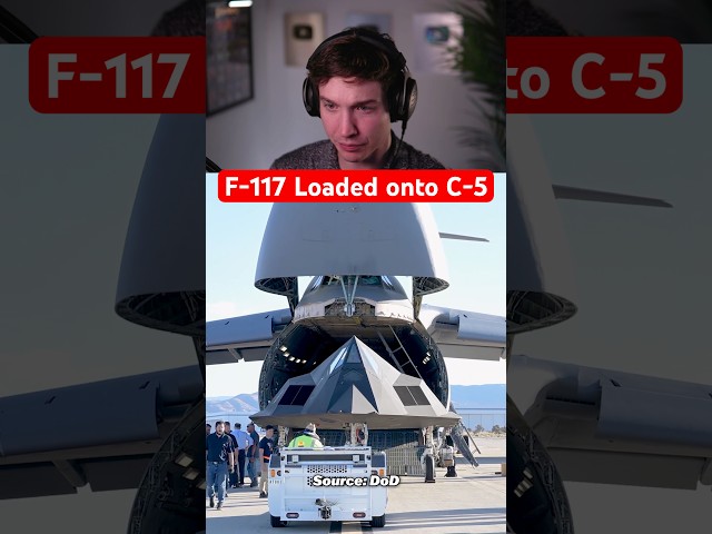 F-117 Loaded onto C-5 Galaxy