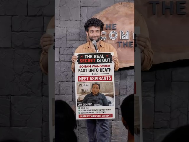 SonamWangchuk Fan Club-The Real SecretOut #standup #comedy #funny #protest #bjp #cjp #sonamwangchuk
