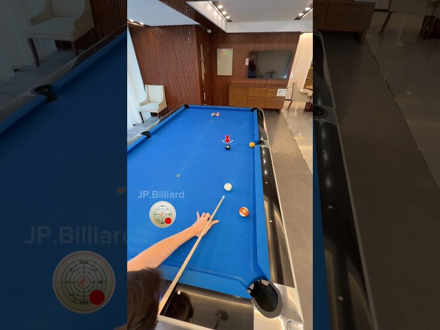 How to get perfect cue ball control #billiard #billiards #jpbilliard