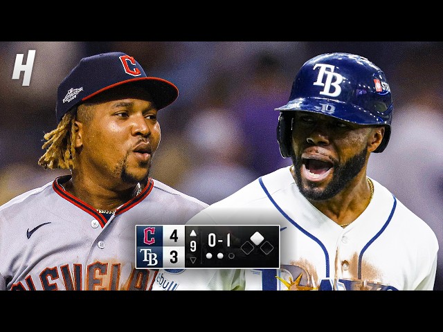 FULL 9th Inning UNCUT! Guardians vs Rays 🔥 ALCS Game 1