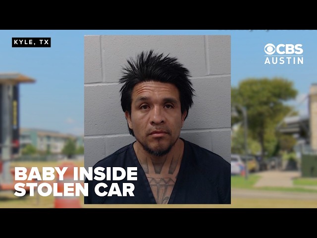 Suspect steals a car with a 5-month-old baby inside