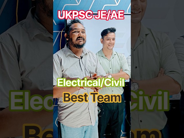 UKPSC JE/AE📢 Electrical 🔥 Civil🚀Best Team