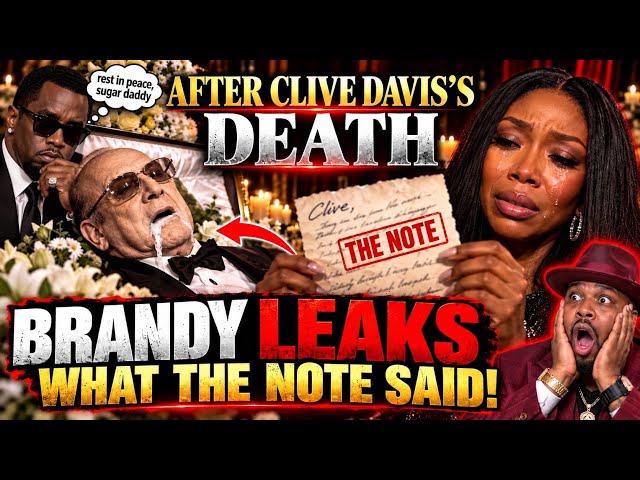 After Clive Davis DEATH, Brandy LEAKS What That Note Said about WHITNEY HOUSTON.