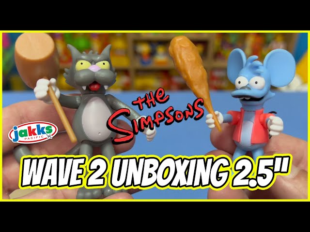 Unboxing the 2.5" line from The Simpsons Jakks Pacifc Wave 2