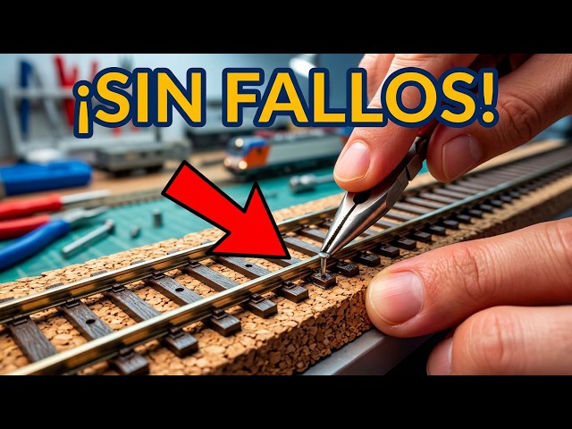 🎞️ El SECRETO para FIJAR VÍAS en tu MAQUETA sin errores