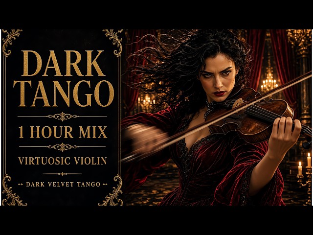 Dark Velvet Tango | Progressive Folk Rock & Virtuosic Violin for Late-Night Focus