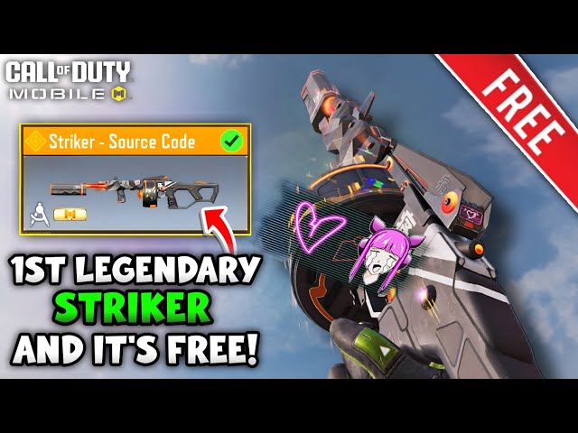 FREE Legendary Striker - Source Code! CODM Gives the First Legendary Striker for Free 😱
