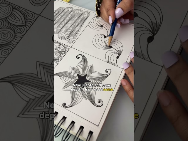 How to Draw Coofia | Easy Step by Step Zentangle Tutorial for Beginners