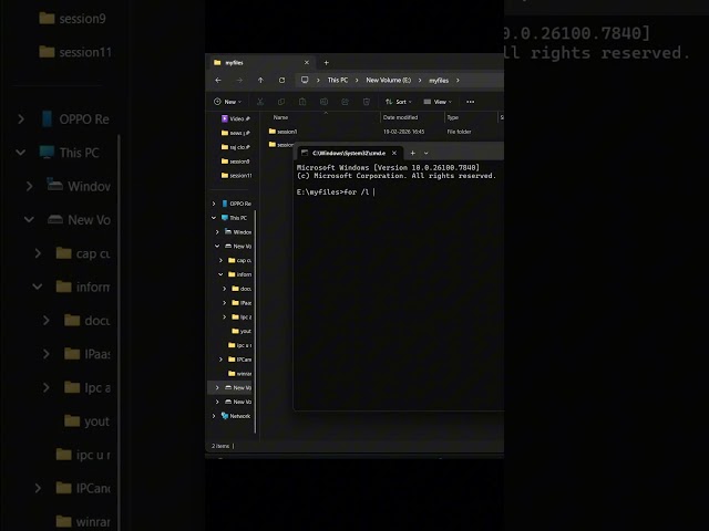 Bulk Folder Creation in Windows Using One Command #WindowsTips #CMD #productivityhacks  #ai #coding
