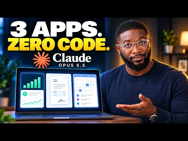 Claude Opus 5.5 Tutorial: Build 3 Real Apps Without Coding