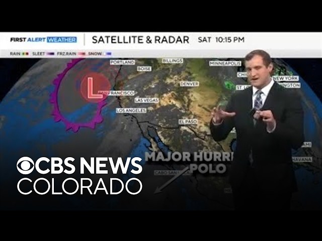 A major system is heading to Colorado this week