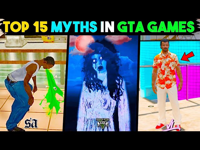 Top 15 MYTHBUSTERS 😱 In GTA Games That Will Blow Your Mind! | GTA MYTHS #1